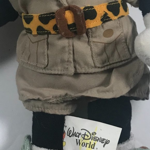 Vintage Disney World Minnie Mouse Safari Minnie stuffed toy - Picture 2 of 5